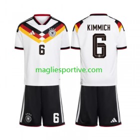 Completo Calcio Germania Joshua Kimmich 6 Bambino Divisa Prima Mondiali 2026
